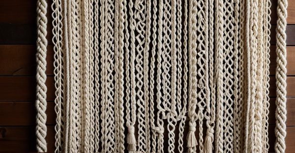 Macramé mural géant : la décoration tendance pour vos murs