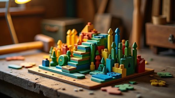 Quand le puzzle 3D s'illumine : une déco à fabriquer soi-même